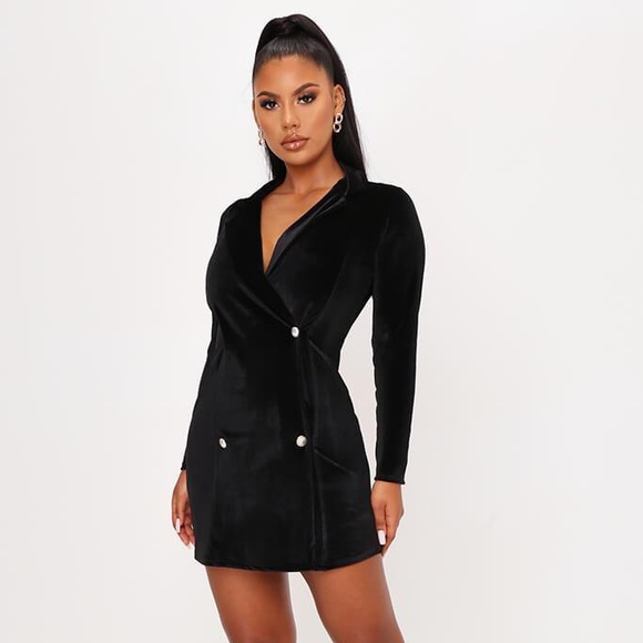 Dresses & Skirts - Velvet blazer dress
